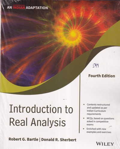INTRODUCTION TO REAL ANALYSIS | ROBERT G. BARTLE, DONALD R. SHERBERT | Wiley