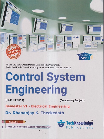 CONTROL SYSTEM ENGINEERING (Electrical Engg. SEM 6) SPPU | Dhananjay K. Theckedath | TechKnowledge Publications