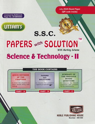 UTTAM'S S.S.C. PAPERS WITH SOLUTION SCIENCE & TECHNOLOGY- II CLASS-10