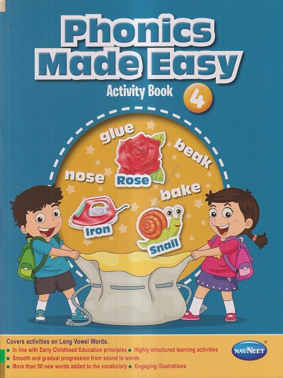 PHONICS MADE EASY ACTIVITY BOOK- 4 | नवनीत एज्युकेशन (इंडिया) लि (Navneet Education India Ltd)