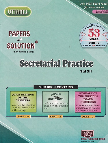 UTTAM'S Secretarial Practice Std. XII / Std. 12TH
