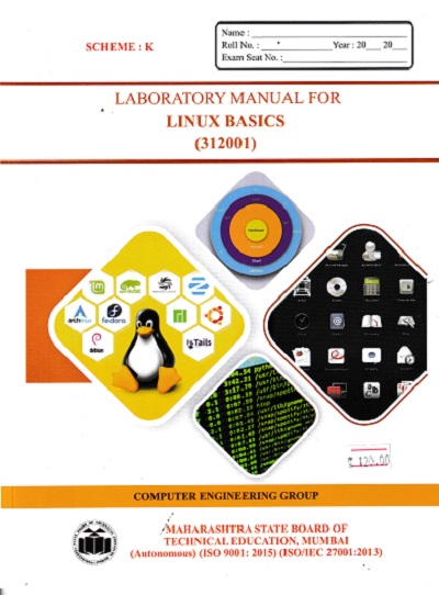 A Laboratory Manual For LINUX BASIC 312001 | MAHARASHTRA STATE BOARD
