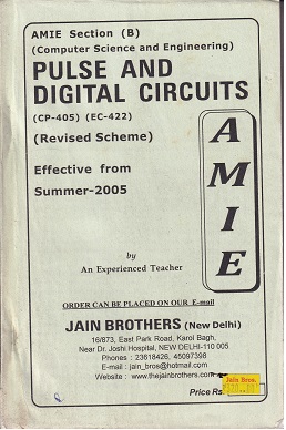 PULSE AND DIGITAL CIRCUITS For AMIE Section B | JAIN BROTHERS