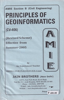 PRINCIPLES OF GEOINFORMATICS For AMIE Section B | JAIN BROTHERS