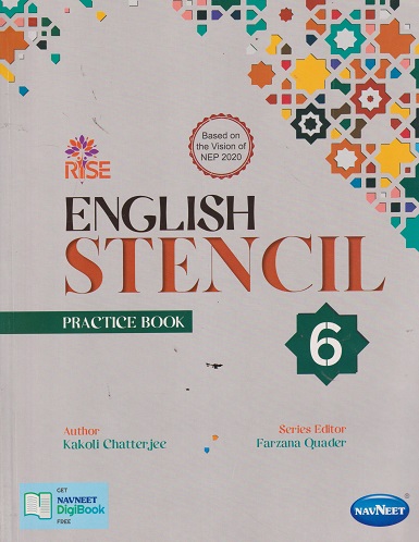 RISE ENGLISH STENCIL PRACTICE BOOK 6 | KOKOLI CHATTERJEE | NAVNEET