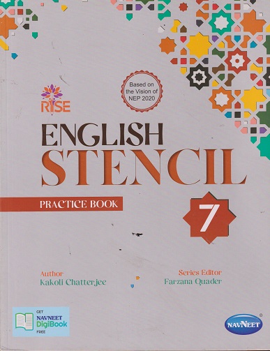 RISE ENGLISH STENCIL PRACTICE BOOK 7 | KOKOLI CHATTERJEE | NAVNEET
