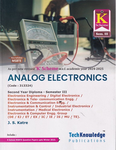 ANALOG ELECTRONICS | JS KATRE | TECHKNOWLEDGE