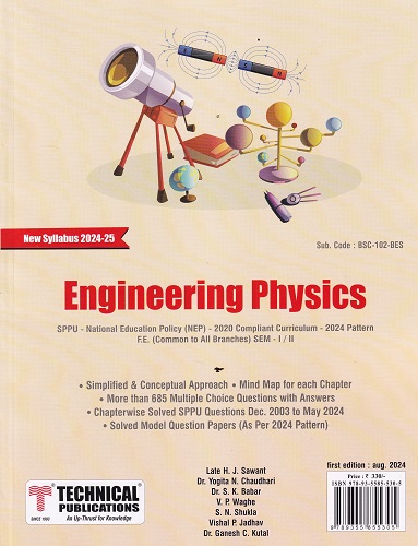 ENGINEERING PHYSICS | LATE H J SAWANT | TECHNICAL PUBLICATION