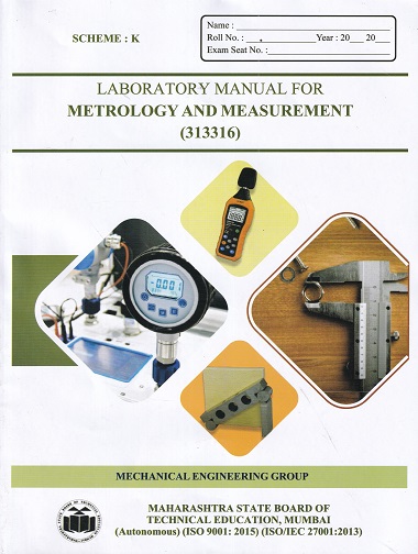 LABORATORY MANUAL FOR METROLOGY AND MEASUREMENT - MSBTE K SCHEME | BRILLIANT