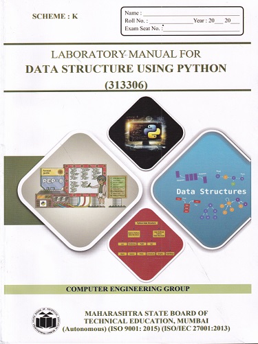 LABORATORY MANUAL FOR DATA STRUCTURE USING PYTHON - MSBTE K SCHEME | BRILLIANT