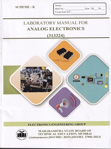 LABORATORY MANUAL FOR ANALOG ELECTRONICS - MSBTE K SCHEME | BRILLIANT