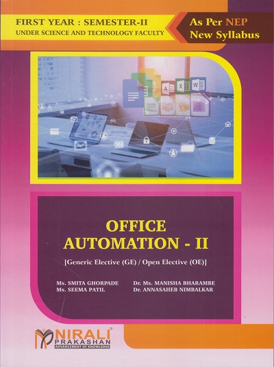OFFICE AUTOMATION 2 for First Year Semester 2