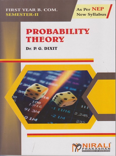 PROBABILITY THEORY for First Year BCom Statistics (Semester 2) | Dr. P. G. Dixit