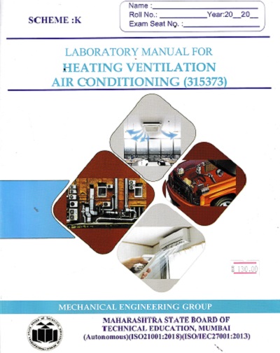 LABORATORY MANUAL FOR HEATING VENTILATION AIR CONDITIONING (315373)