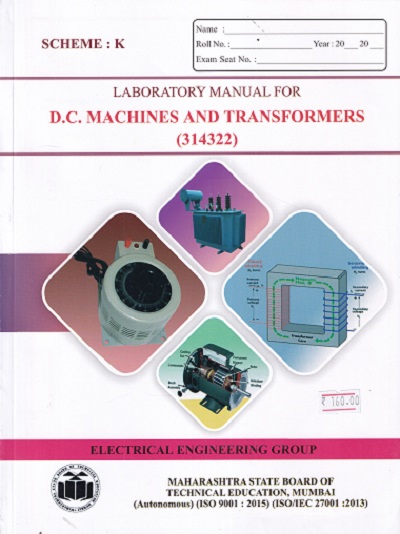 LABORATORY MANUAL FOR D.C. MACHINES AND TRANSFORMERS (314322)