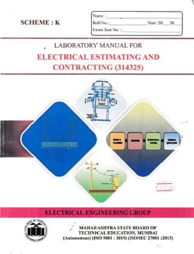 LABORATORY MANUAL FOR ELECTRICAL ESTIMATING AND CONTRACTING (314325)