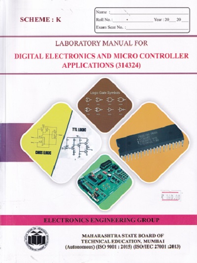 LABORATORY MANUAL FOR DIGITAL ELECTRONICS AND MICRO CONTROLLER APPLICATION(314324)