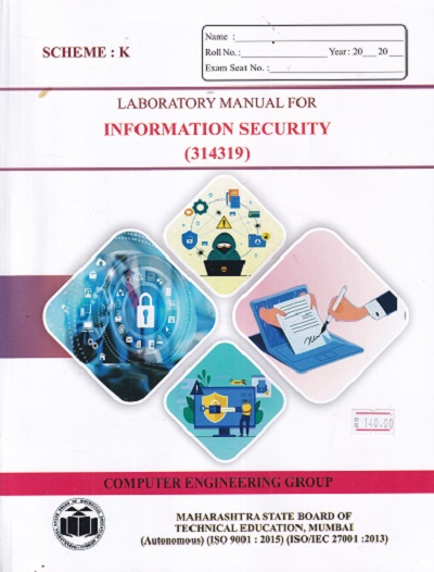 LABORATORY MANUAL FOR INFORMATION SECURITY (314319)