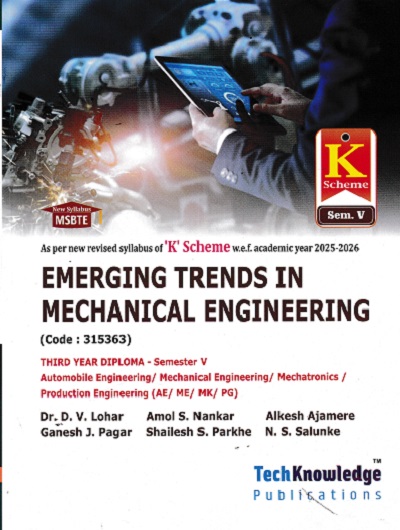 EMERGING TRENDS IN MECHANICAL ENGINEERING TY DIPLOMA SEMESTER 5 K SCHEME | DINESH V LOHAR
