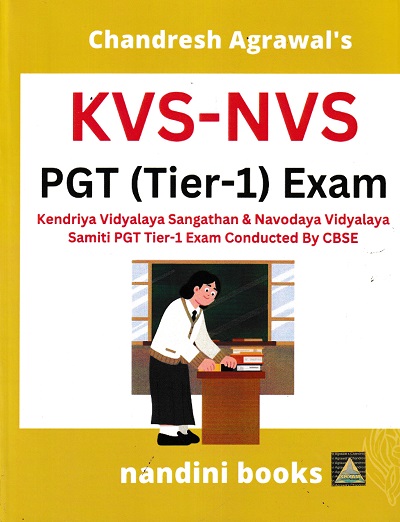 KVS NVS PGT TIER 1 EXAM | CHANDRESH AGRAWALS | NANDINI BOOKS