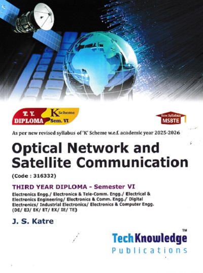 OPTICAL NETWORK AND SATELLITE COMMUNICATION | J S KATRE | TECHKNOWLEDGE