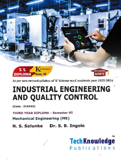 INDUSTRIAL ENGINEERING AND QUALITY CONTROL | N S SALUNKHE | TECHKNOWLEDGE