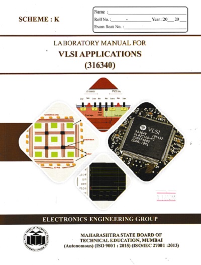 LABORATORY MANUAL FOR VLSI APPLICATIONS (316340) | MAHARASHTRA STATE BOARD